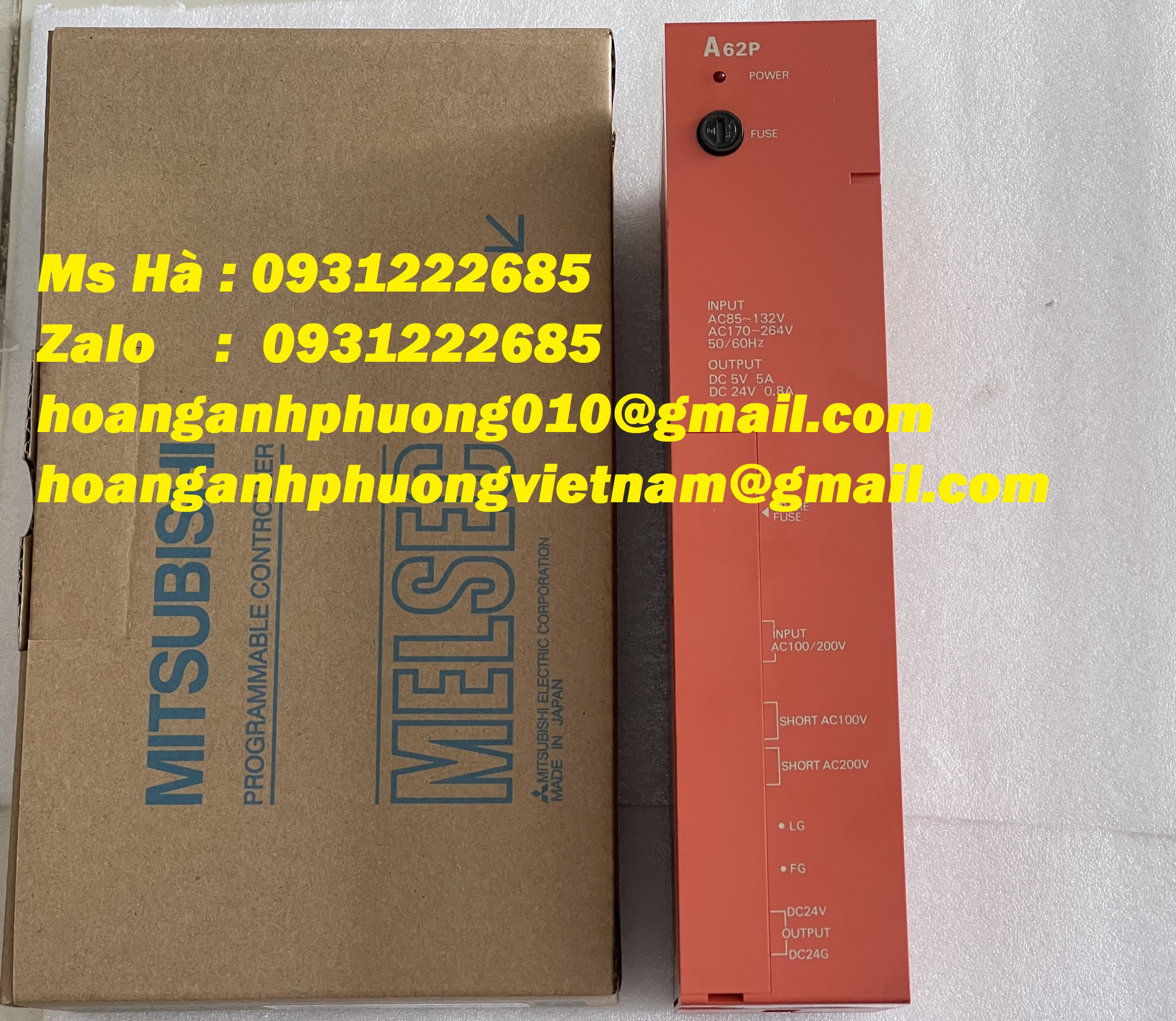 A62P  bộ nguồn  Mitsubishi  công ty Hoàng Anh Phương